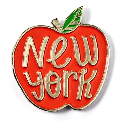 Album artwork for New York Apple Enamel Pin by Badge Bomb