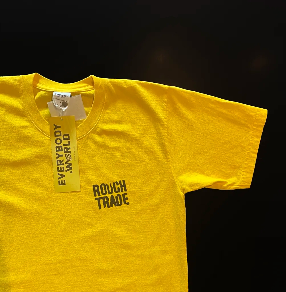 Album artwork for Everybody World x Rough Trade T-Shirt (Yellow) by Rough Trade