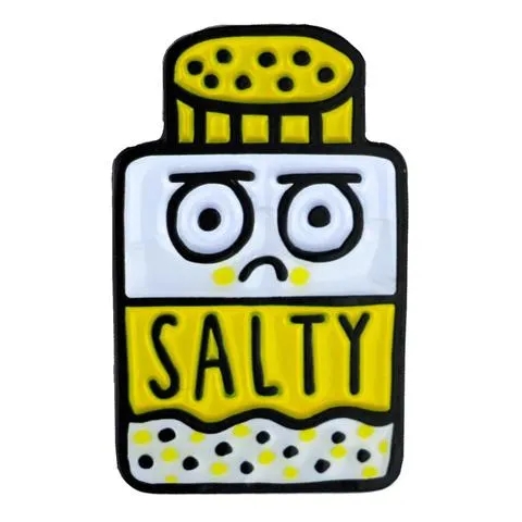 Album artwork for Salty Enamel Pin by Badge Bomb