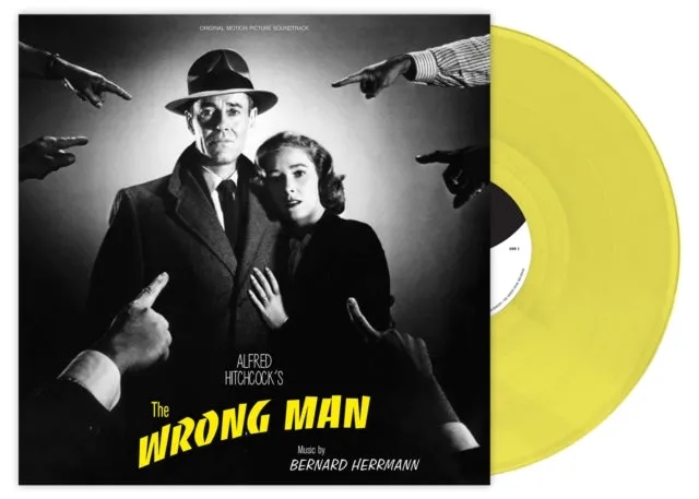 Album artwork for The Wrong Man by Bernard Herrmann